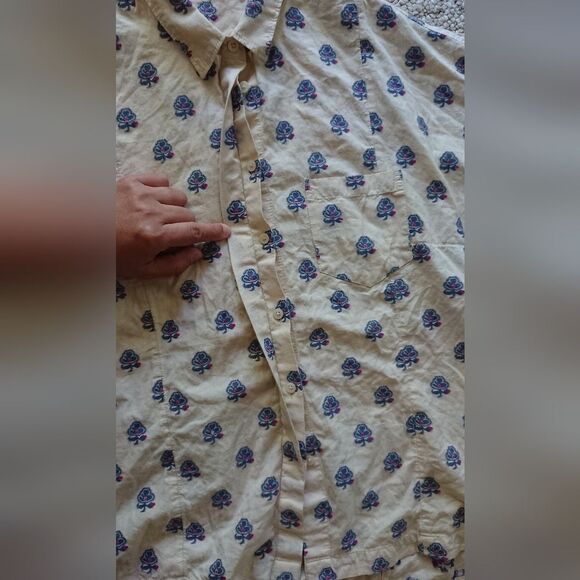 Madewell short Sleeve button down blouse size XS - Picture 9 of 13